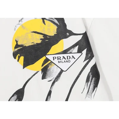 Футболка Prada Two Circles "White" фото № 4