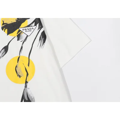 Футболка Prada Two Circles "White" фото № 5