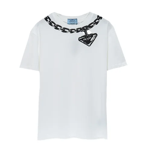 Футболка Prada Thick Chain With Suspension "White"
