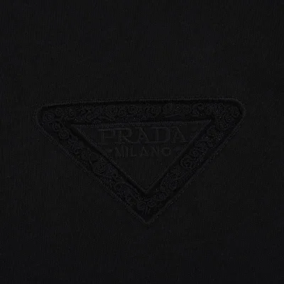 Футболка Prada With A Thread Logo "Black" фото № 4