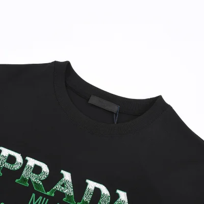 Футболка Prada With Coat Of Arms "Black" фото № 2