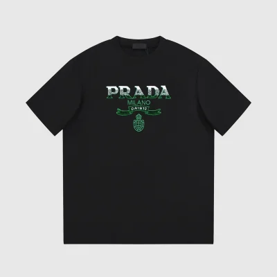 Футболка Prada With Coat Of Arms "Black" фото № 6