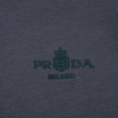 Футболка Prada With Coat Of Arms "Gray" фото № 6