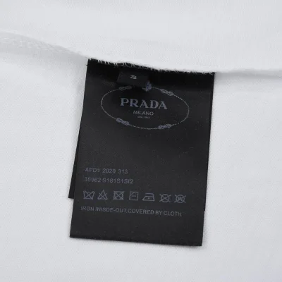 Футболка Prada With Multi Color Logo Pattern "White" фото № 7