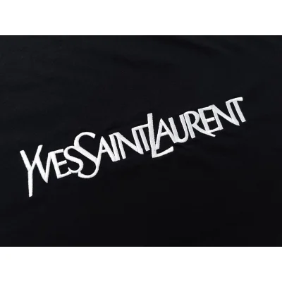 Футболка Saint Laurent With Monogram "Black" фото № 4