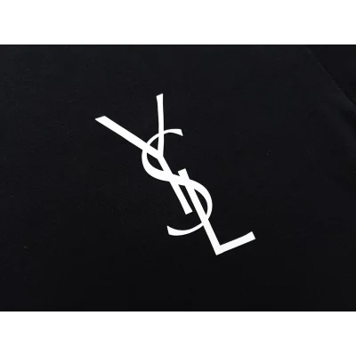 Футболка Saint Laurent With Monogram "Black" фото № 5