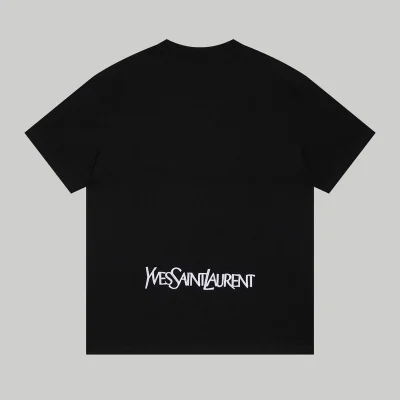 Футболка Saint Laurent With Monogram "Black" фото № 9