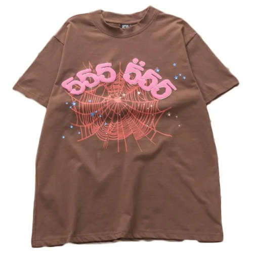 Футболка Sp5der Web And Stars "Brown"