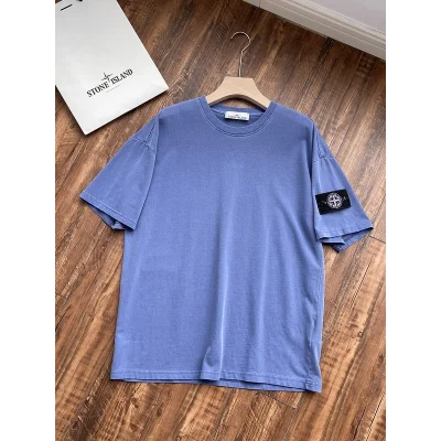 Футболка Stone Island Patch Four-Pointed Star "Blue/Black" фото № 2 Футболка Stone Island Patch Four-Pointed Star "Blue/Black" фото № 2