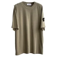 Футболка Stone Island Without Inscriptions But With Patch "Brown"