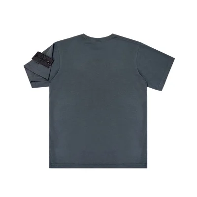 Футболка Stone Island Logo Tag "Gray" фото № 2