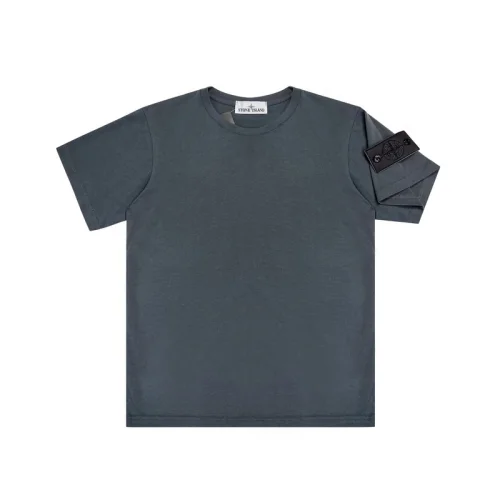 Футболка Stone Island Logo Tag "Gray"