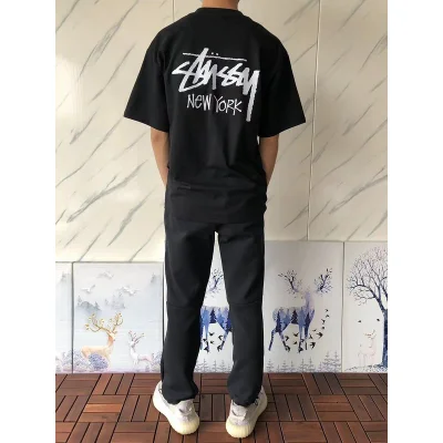 Футболка Stussy Inscription New York "Black" фото № 8