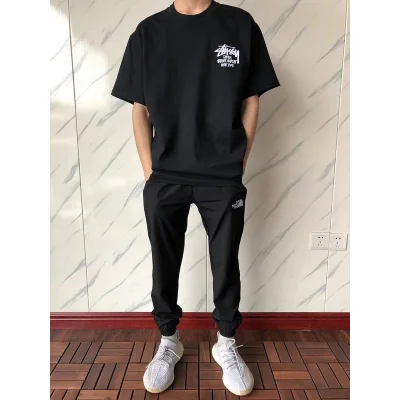 Футболка Stussy Lettering Dover Street Market New York "Black" фото № 7