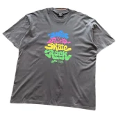 Футболка Stussy Four Colorful Front Inscription "Gray"