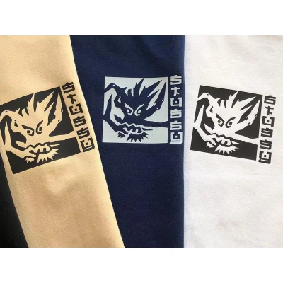 Футболка Stussy Dragon With Hieroglyphs "White" фото № 3 Футболка Stussy Dragon With Hieroglyphs "White" фото № 3