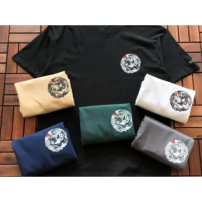 Футболка Stussy Circle From Curve Lines "Black" фото № 5