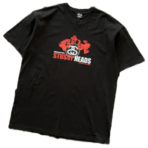 Футболка Stussy Letter With Mirror Image In Circle And Inscription "Black"