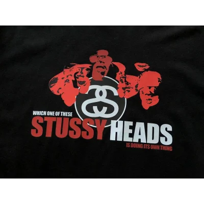 Футболка Stussy Letter With Mirror Image In Circle And Inscription "Black" фото № 5