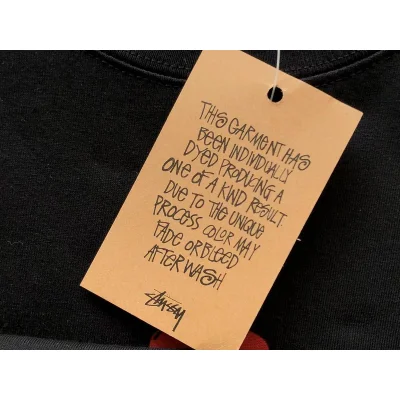 Футболка Stussy Letter With Mirror Image In Circle And Inscription "Black" фото № 9