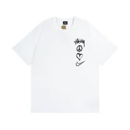 Футболка Stussy With A Logo And Three Symbols "White"