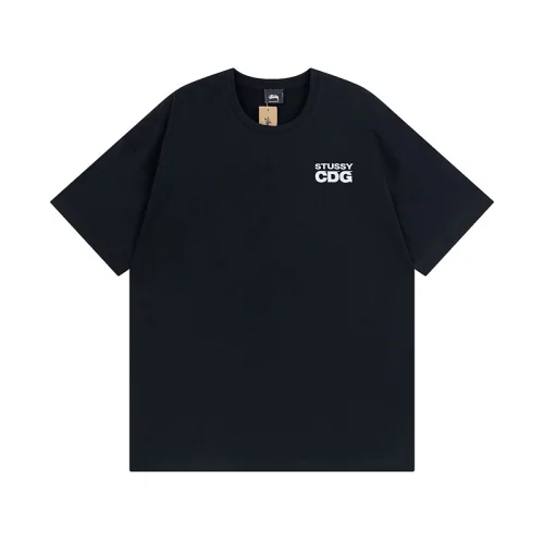 Футболка Stussy With Logo And Print "Black"