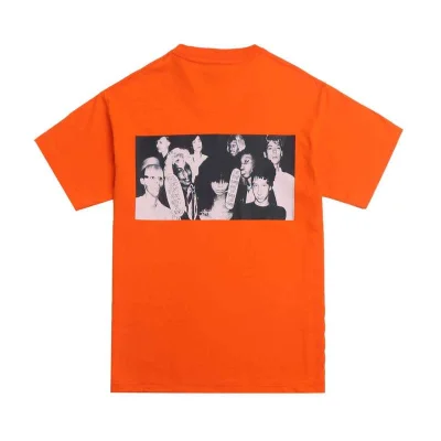 Футболка Stussy Outdated Photo - Print "Orange" фото № 2