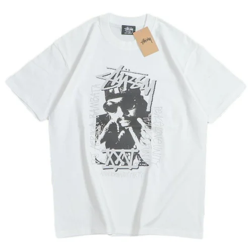Футболка Stussy Singer Print Front "White"