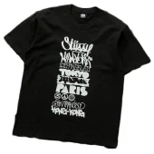 Футболка Stussy Front Lettering In Rectangle "Black"