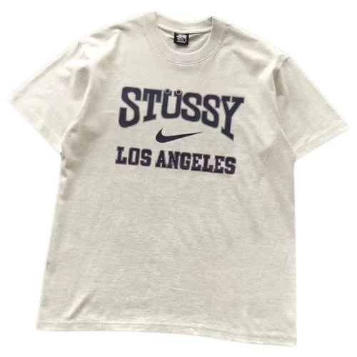 Футболка Stussy City Name Lettering Front "Beige"