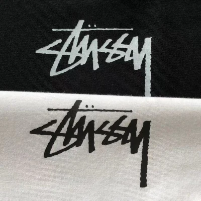 Футболка Stussy Lettering Inside Colorful Circle "White" фото № 6