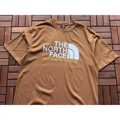 Футболка The North Face Logo WIth Coordinates "Brown" фото № 2 Футболка The North Face Logo WIth Coordinates "Brown" фото № 2