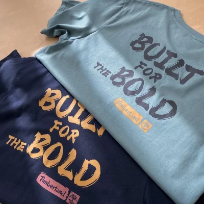 Футболка Timberland Built For The Bold "Blue" фото № 2