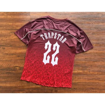 Футболка Trapstar Background From Repeating Small Logos "Red" фото № 2