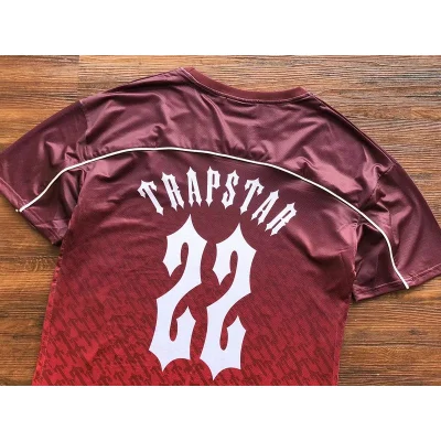 Футболка Trapstar Background From Repeating Small Logos "Red" фото № 3