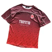 Футболка Trapstar Background From Repeating Small Logos "Red"