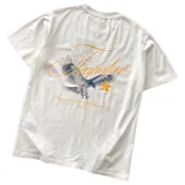 Футболка Trapstar Eagle With Logo Inscription And Star "White"