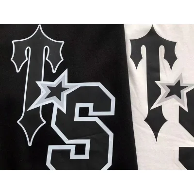 Футболка Trapstar Logo Letters And Star Front Print "Black" фото № 4