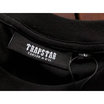 Футболка Trapstar Logo Letters And Star Front Print "Black" фото № 3