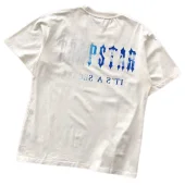 Футболка Trapstar Two Color Big Front Logo And Back Inscription "White"