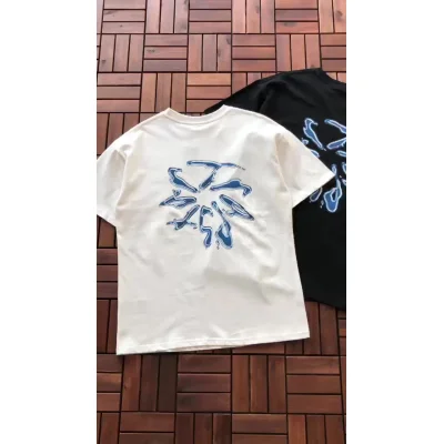 Футболка Trapstar Flower From Water Drops "White" фото № 6