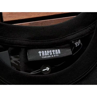 Футболка Trapstar Front Logo With Patterns "Black" фото № 3