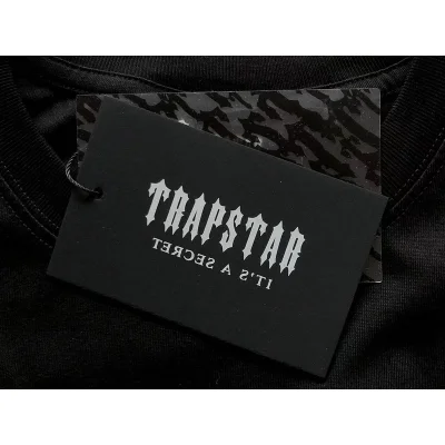 Футболка Trapstar Front Logo With Patterns "Black" фото № 5