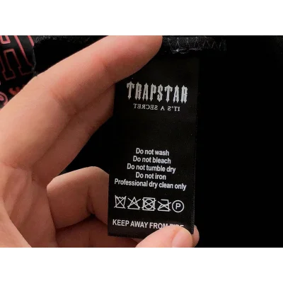 Футболка Trapstar Front Logo With Patterns "Black" фото № 7