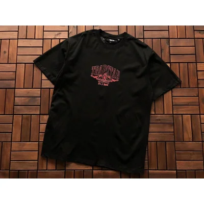 Футболка Trapstar Front Logo With Patterns "Black" фото № 9