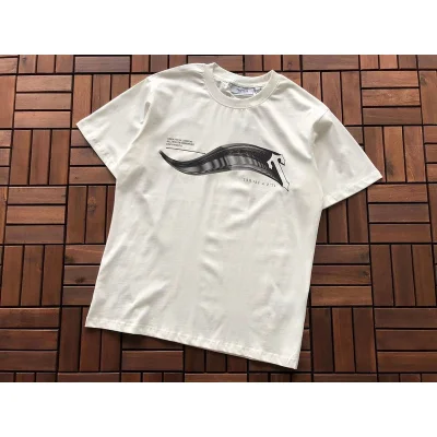 Футболка Trapstar Wide Wave Line "White" фото № 5
