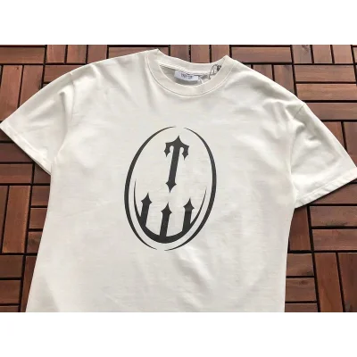 Футболка Trapstar Big Logo In Oval "White" фото № 2