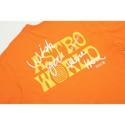 Футболка Travis Scott Astroworld Housetonfornication "Orange" фото № 6