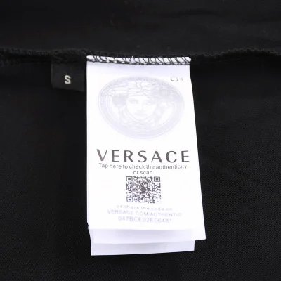 Футболка Versace With A Bright Print "Black" фото № 8