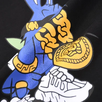 Футболка Versace With A Bright Print "Black" фото № 7